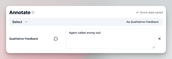 Free-Form Text Scores